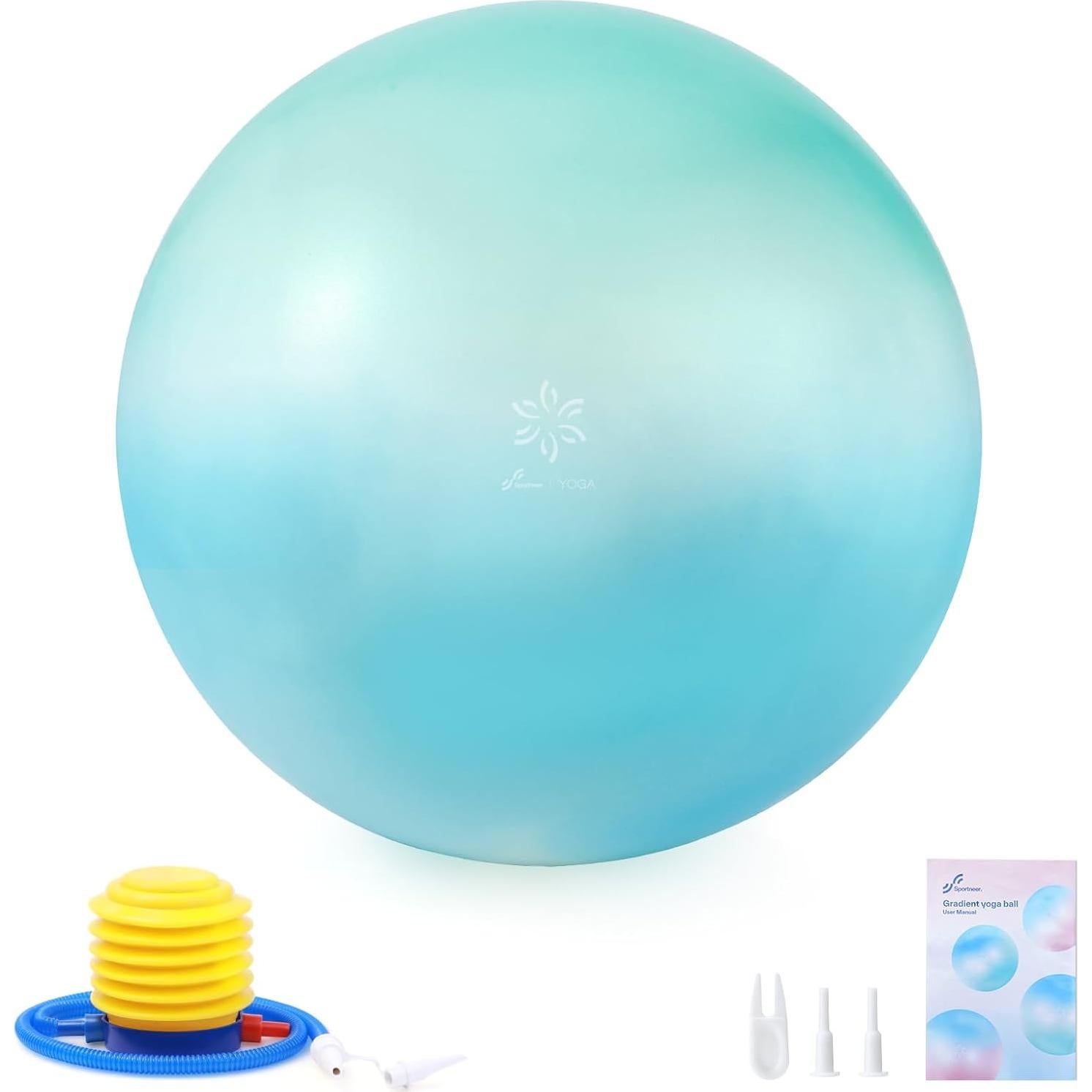 Pelota de Ejercicio Sportneer 65 cm Antirrotura y Antideslizante