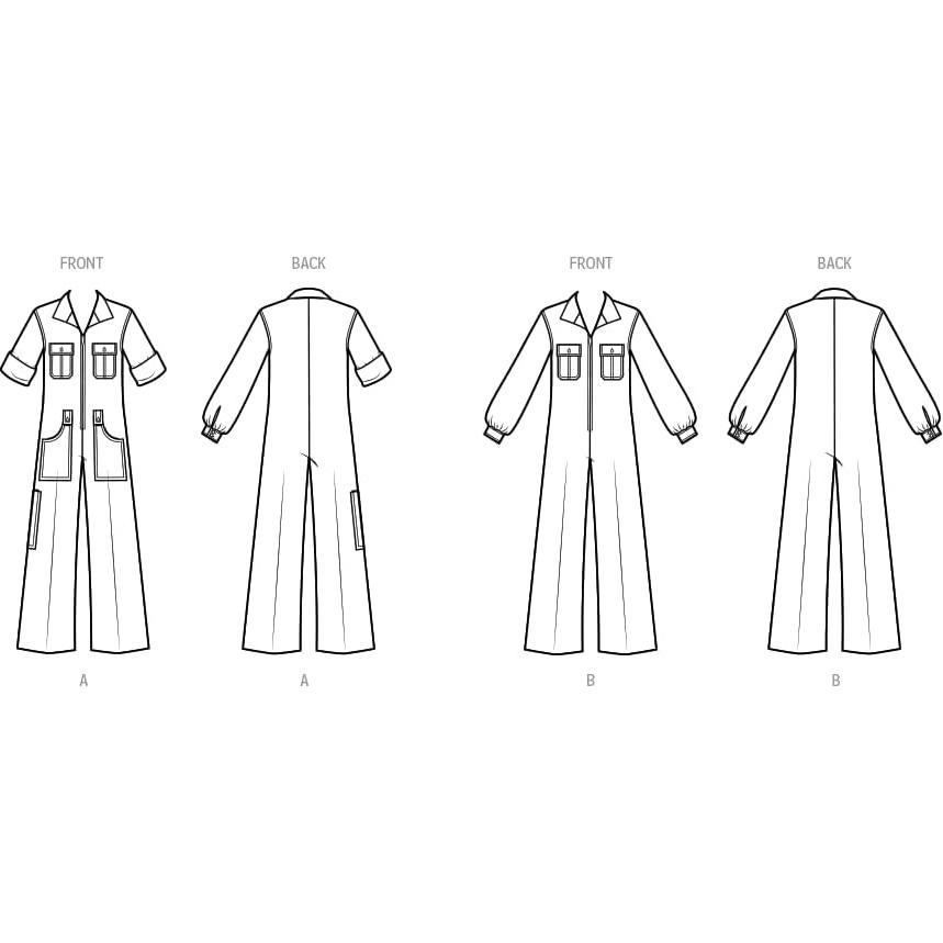 Patrón de Costura Mono Vintage Simplicity S9700 Tallas 8-16