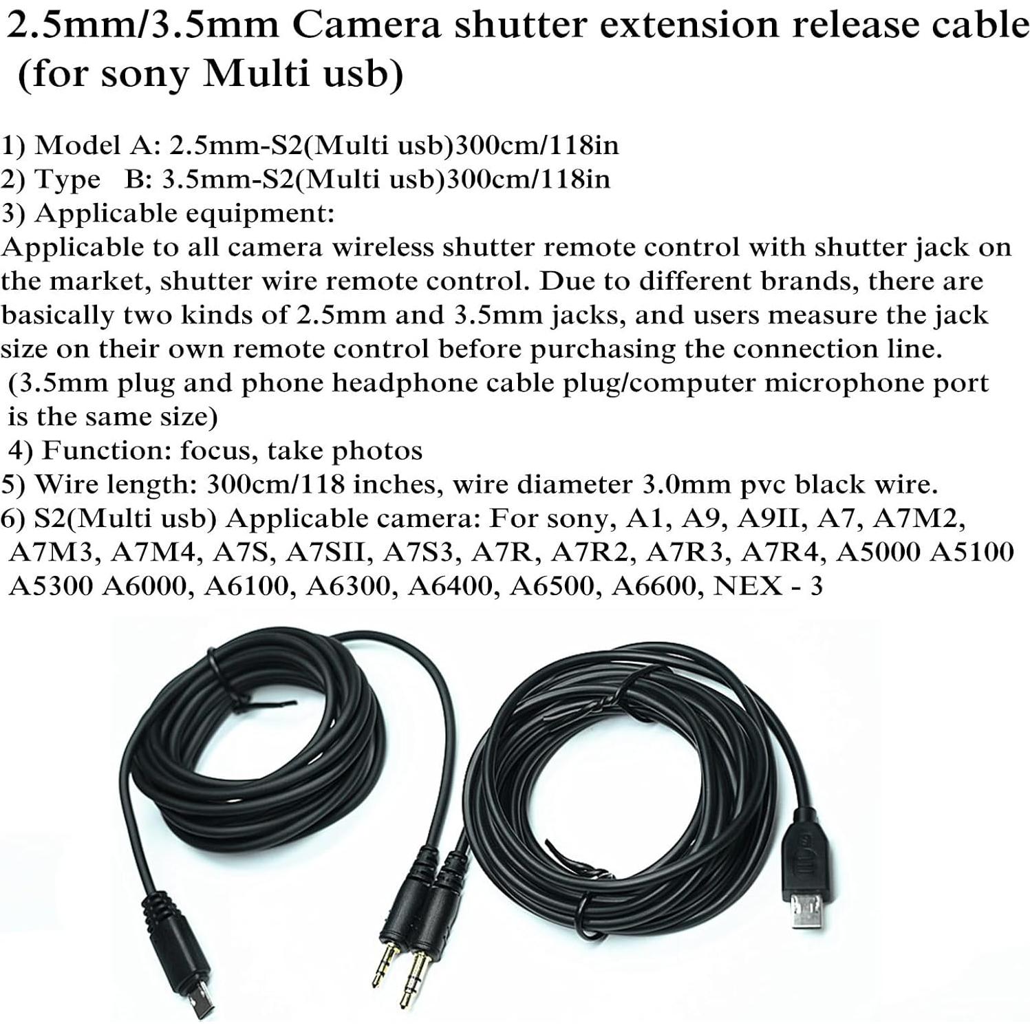 Cable de conexión obturador 300cm DYTDIEYINGTU Multi USB