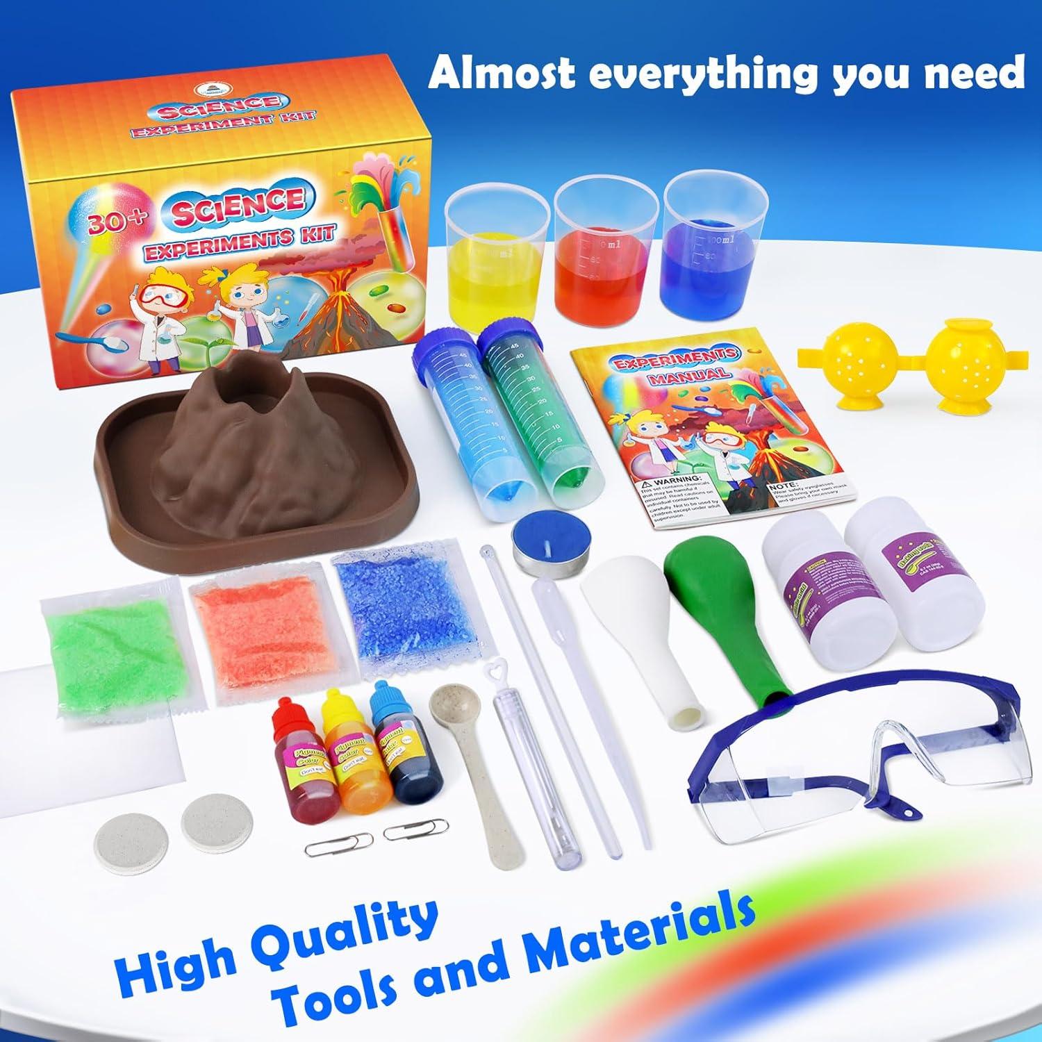Kit de Experimentos Científicos UNGLINGA 30+ para Niños