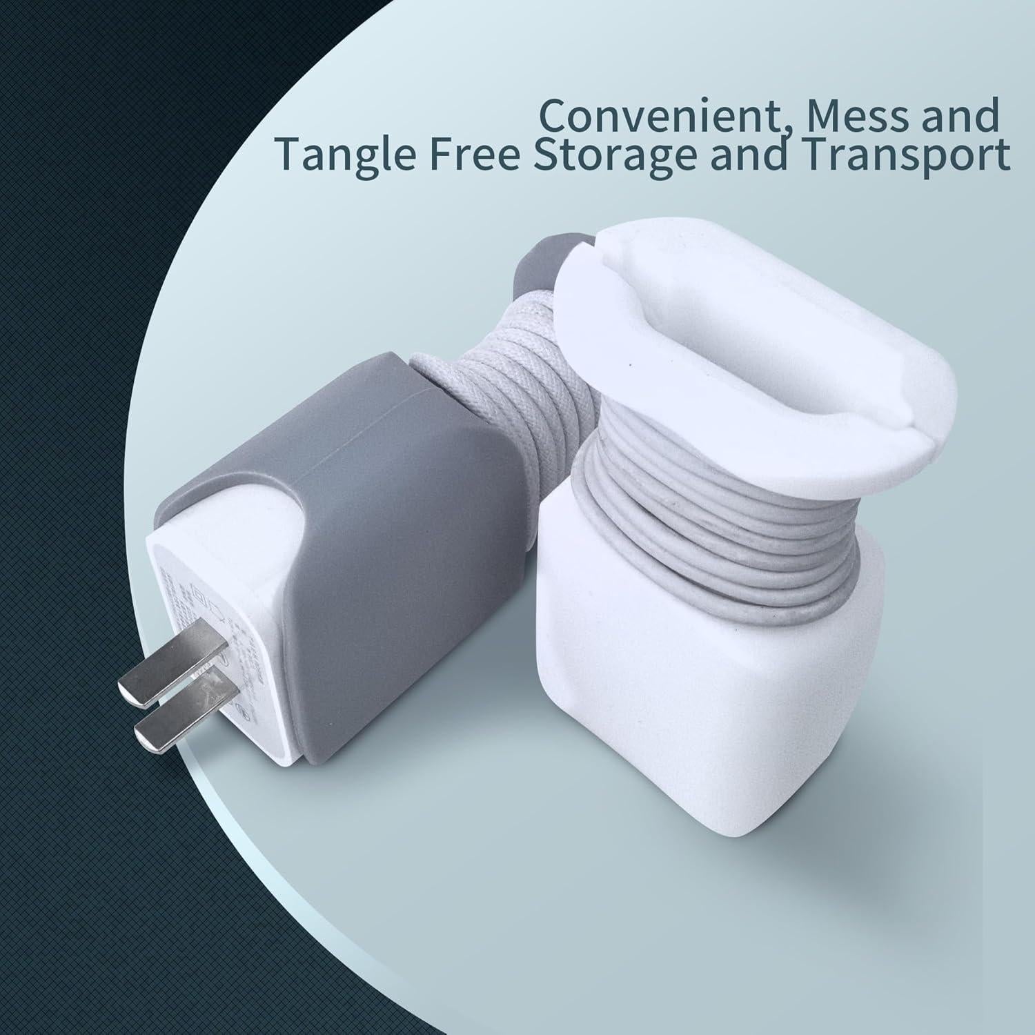 Funda de Silicona 2 en 1 L-WASH para Cargador iPhone 18W/20W