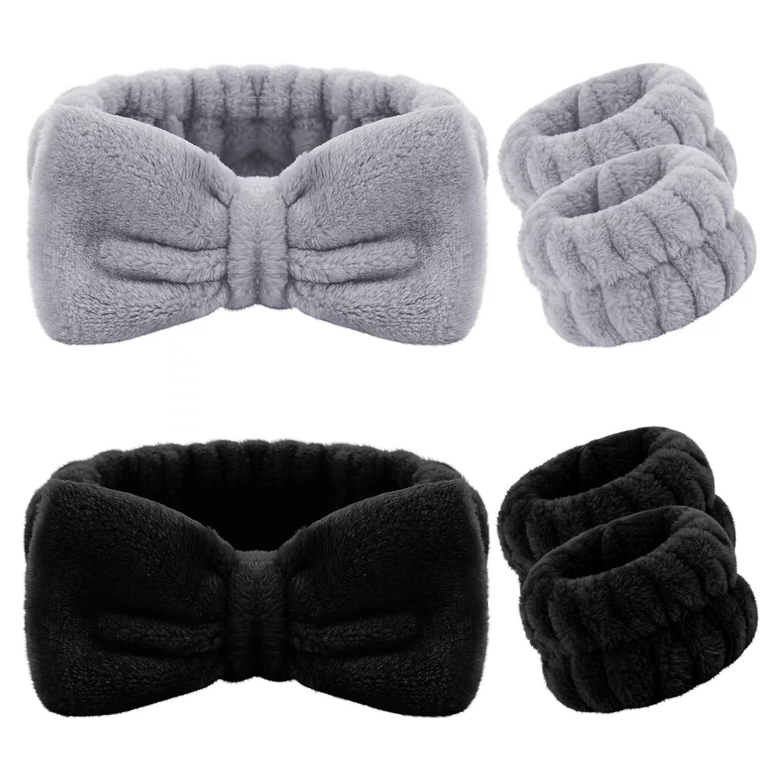 Set 6 Piezas Banda de Cabeza y Muñequera Microfibra La Jolie Jasmin