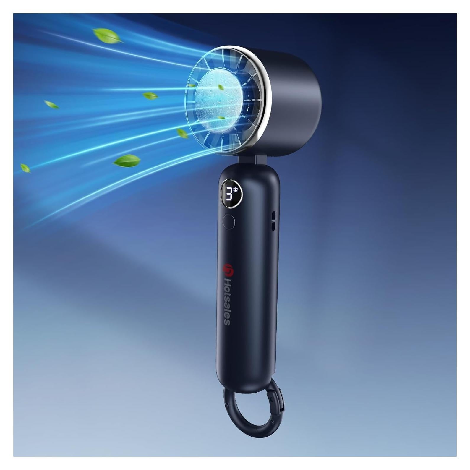 Ventilador Portátil Hotsales 5000mAh Recargable USB 3 Velocidades