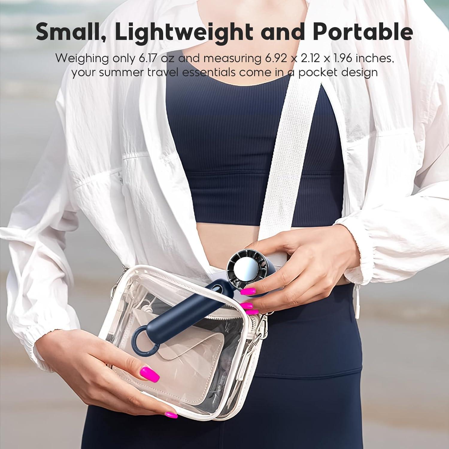 Ventilador Portátil Hotsales 5000mAh Recargable USB 3 Velocidades