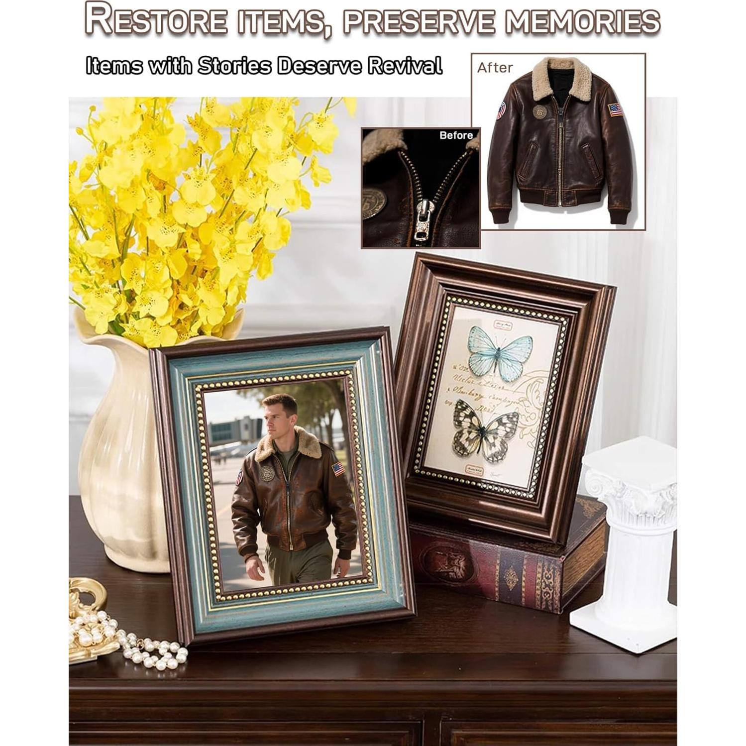 Kit de Reparación de Cremallera JulaZenith 5# Negro - Durable