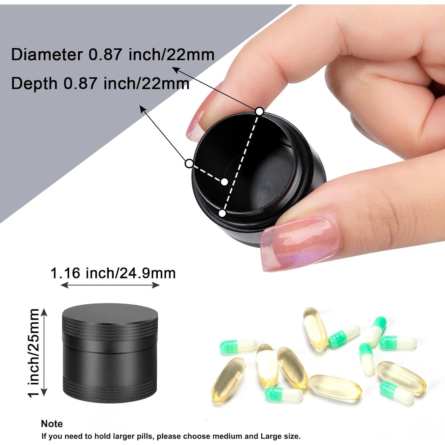 Caja de Pastillas Metálica SOBAHIDO - Portátil e Impermeable