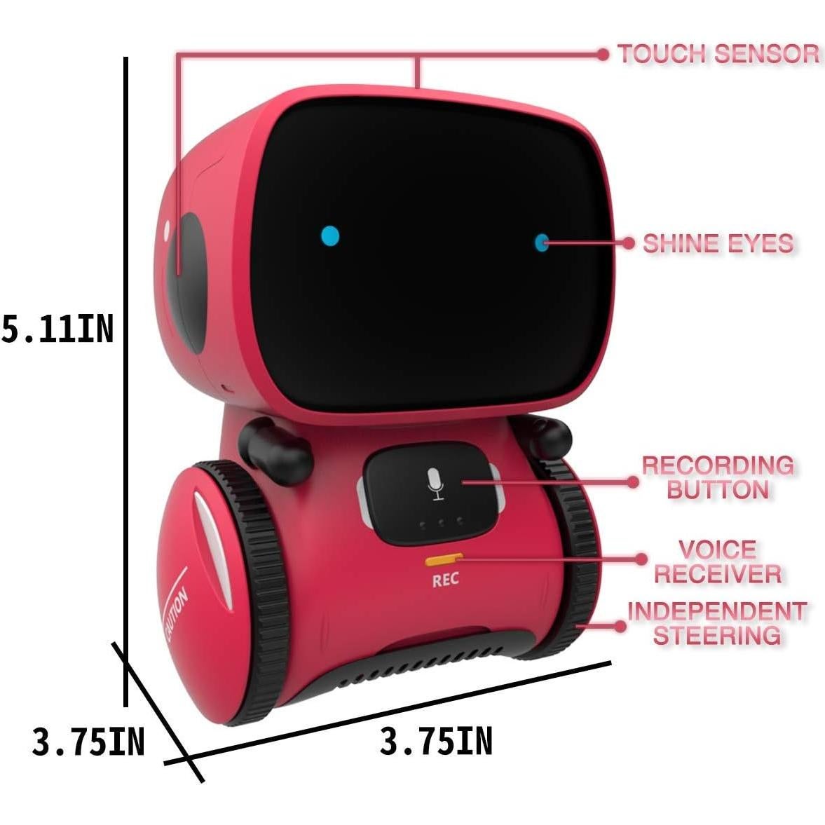 Robot Juguete 98K Interactivo con Control por Voz y Baile
