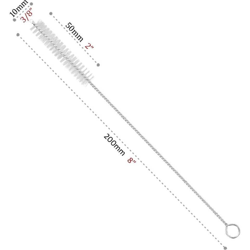 Juego de 8 cepillos de limpieza GFDesign - Acero inoxidable y nylon