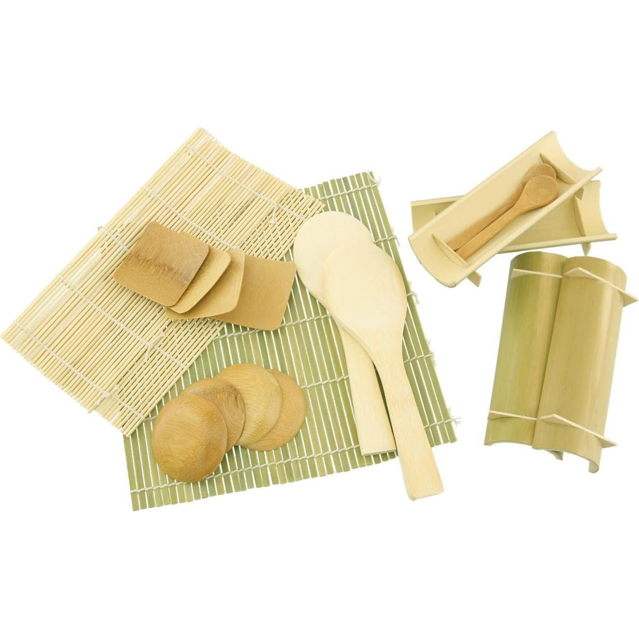 Kit de Sushi BambooMN con Tina Hangiri 10.6" y 19 Piezas