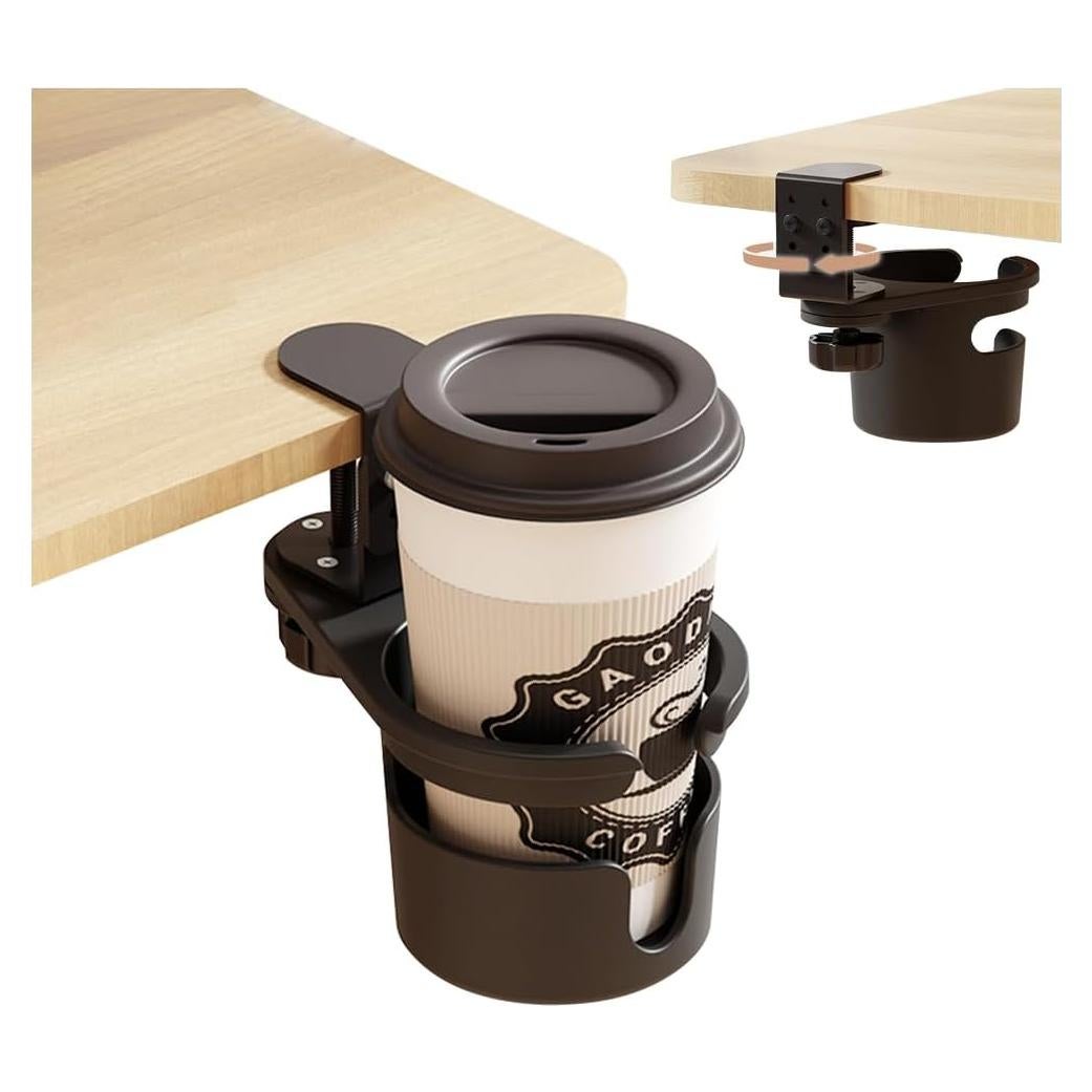 Soporte para Taza de Escritorio Haiansan Negro Ajustable