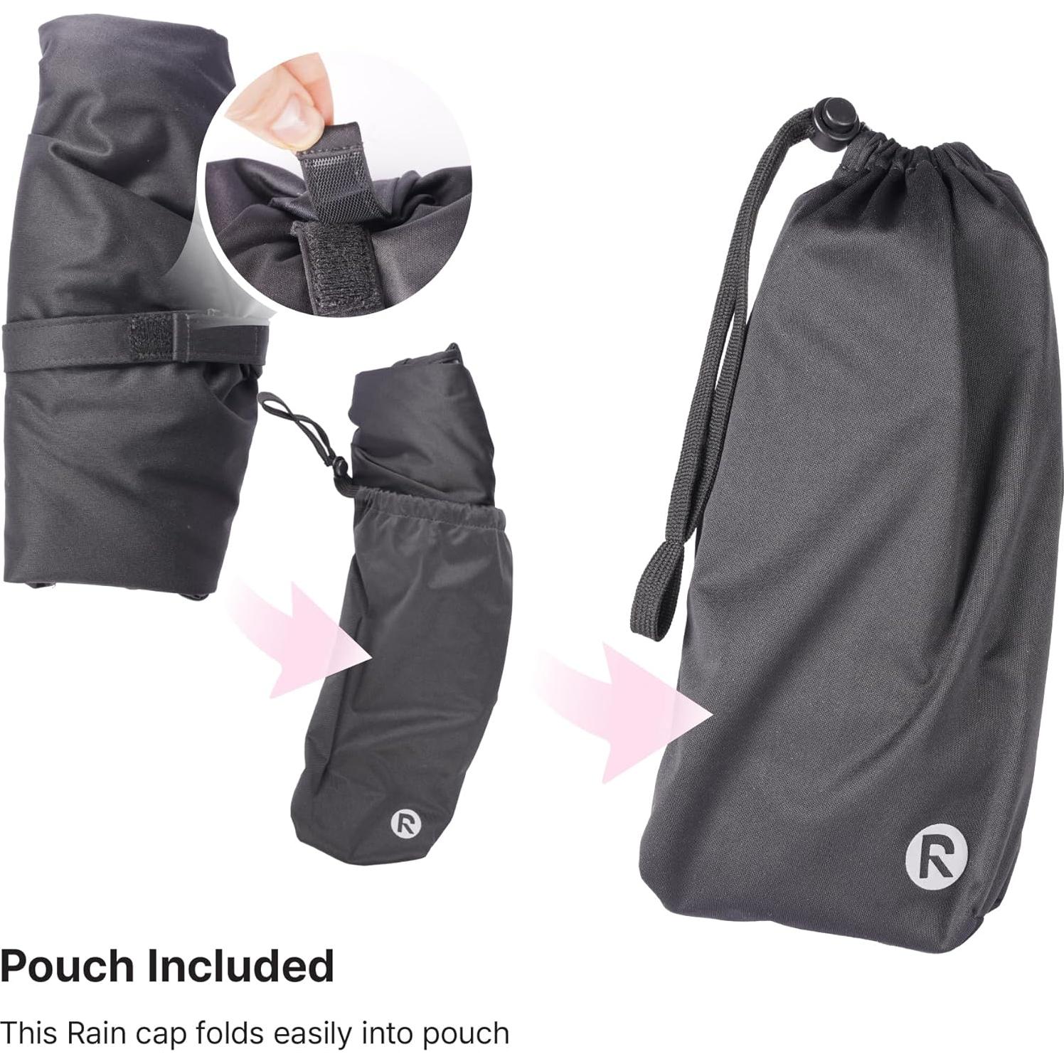 Gorro de Lluvia Impermeable Red by Kiss con Forro de Satén