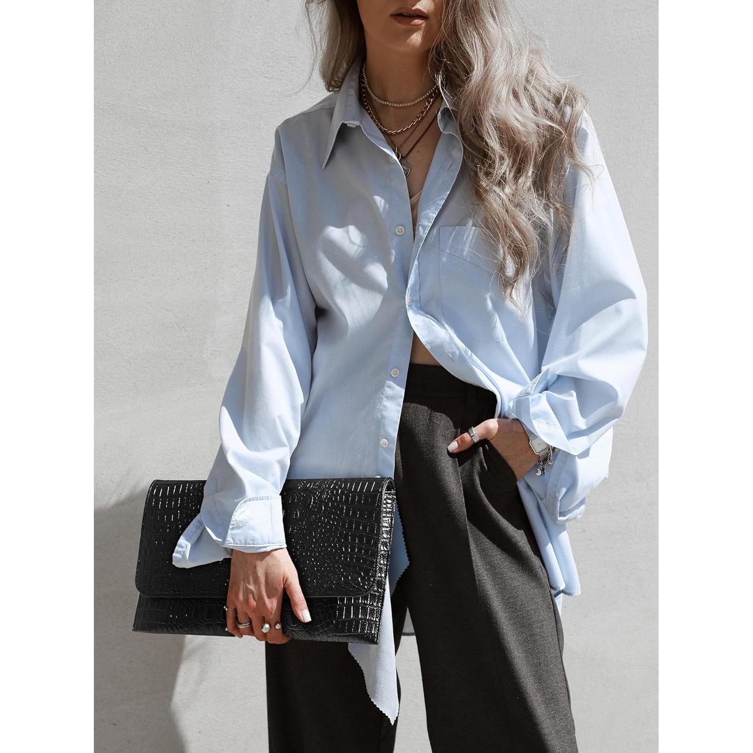 Cartera de Noche SWEETV para Mujeres en Cuero PU Negro