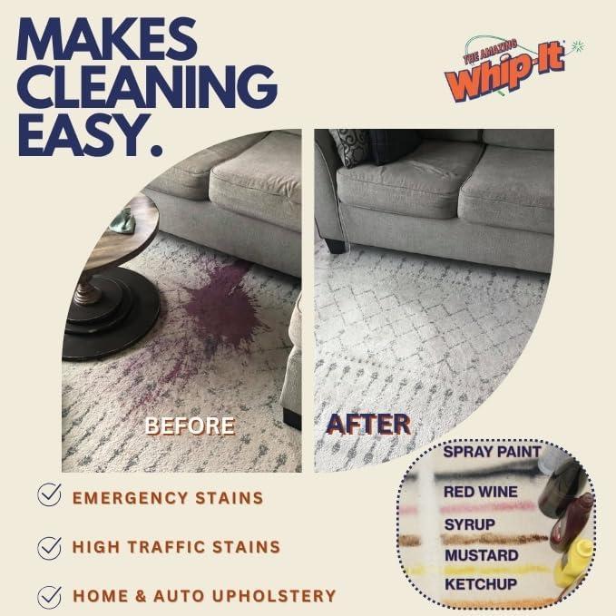 Limpiador Multiusos Whip It 32 Oz - Fuerza Profesional a Base de Plantas