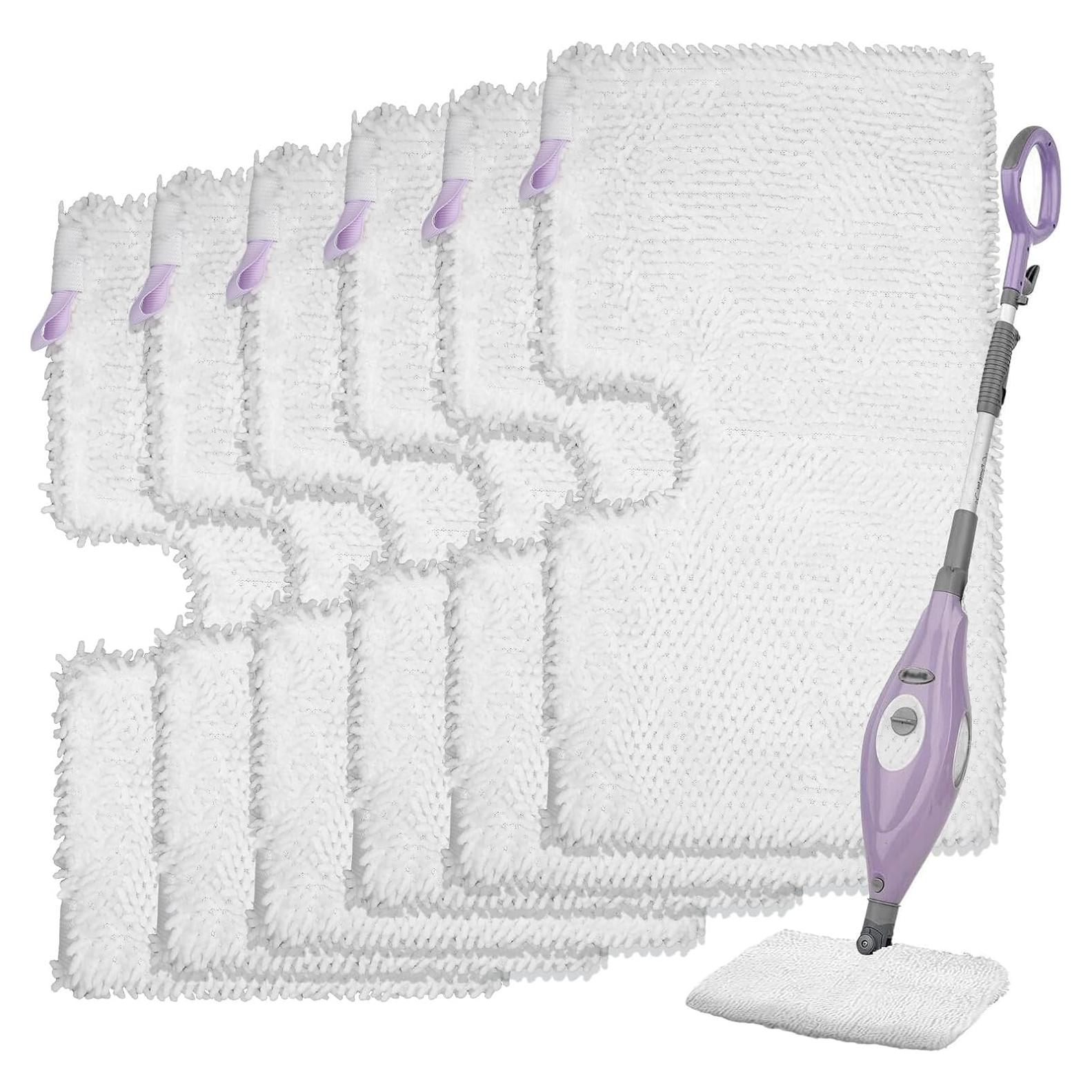 6 Almohadillas de Microfibra para Mop Shark S3500 S3601