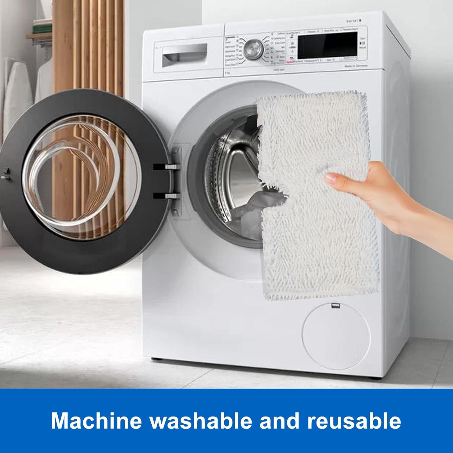 6 Almohadillas de Microfibra para Mop Shark S3500 S3601