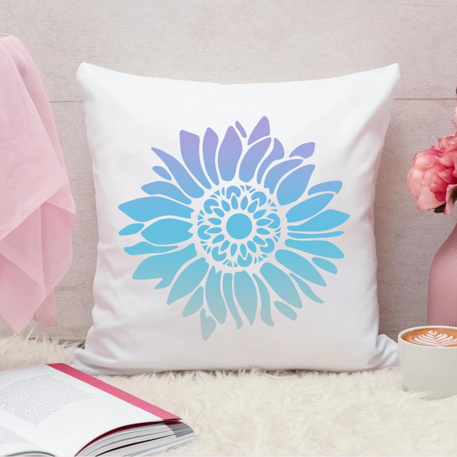 Plantillas de Flores Reutilizables Homeplus007 9 Piezas 35.6 cm