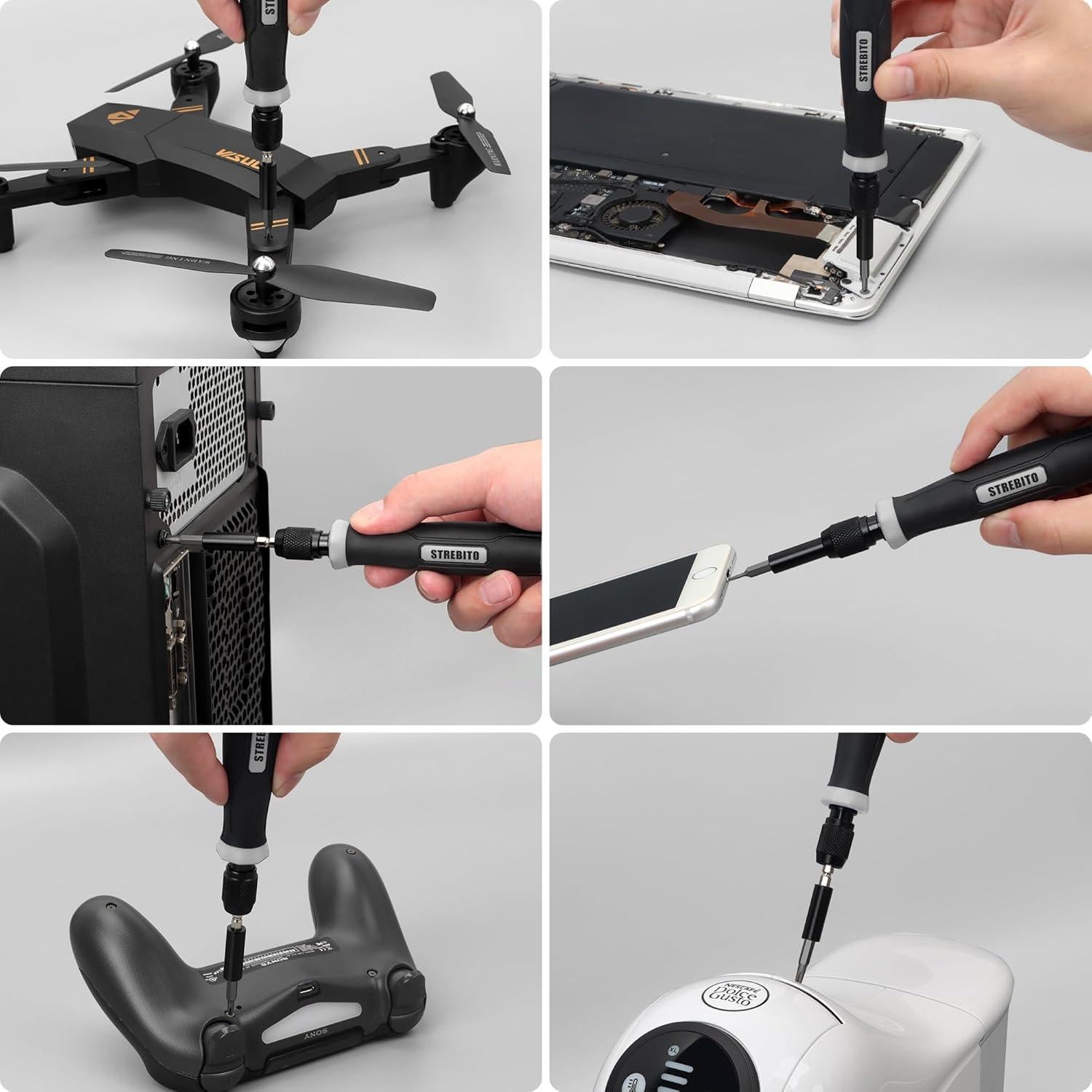 Juego de Destornilladores de Precisión STREBITO 153 en 1