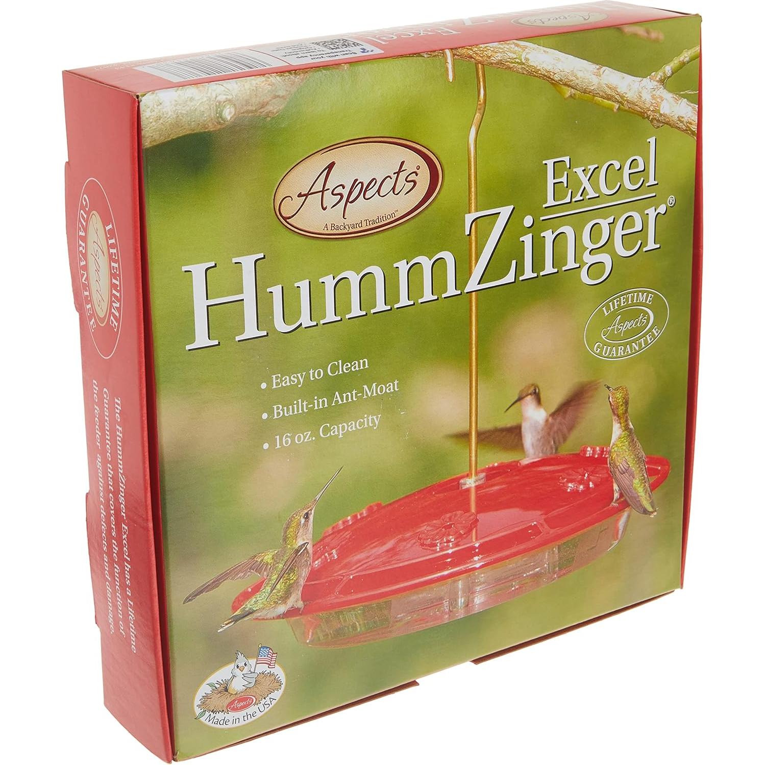 Alimentador colibrí HummZinger Excel 473 ml con trampa hormigas