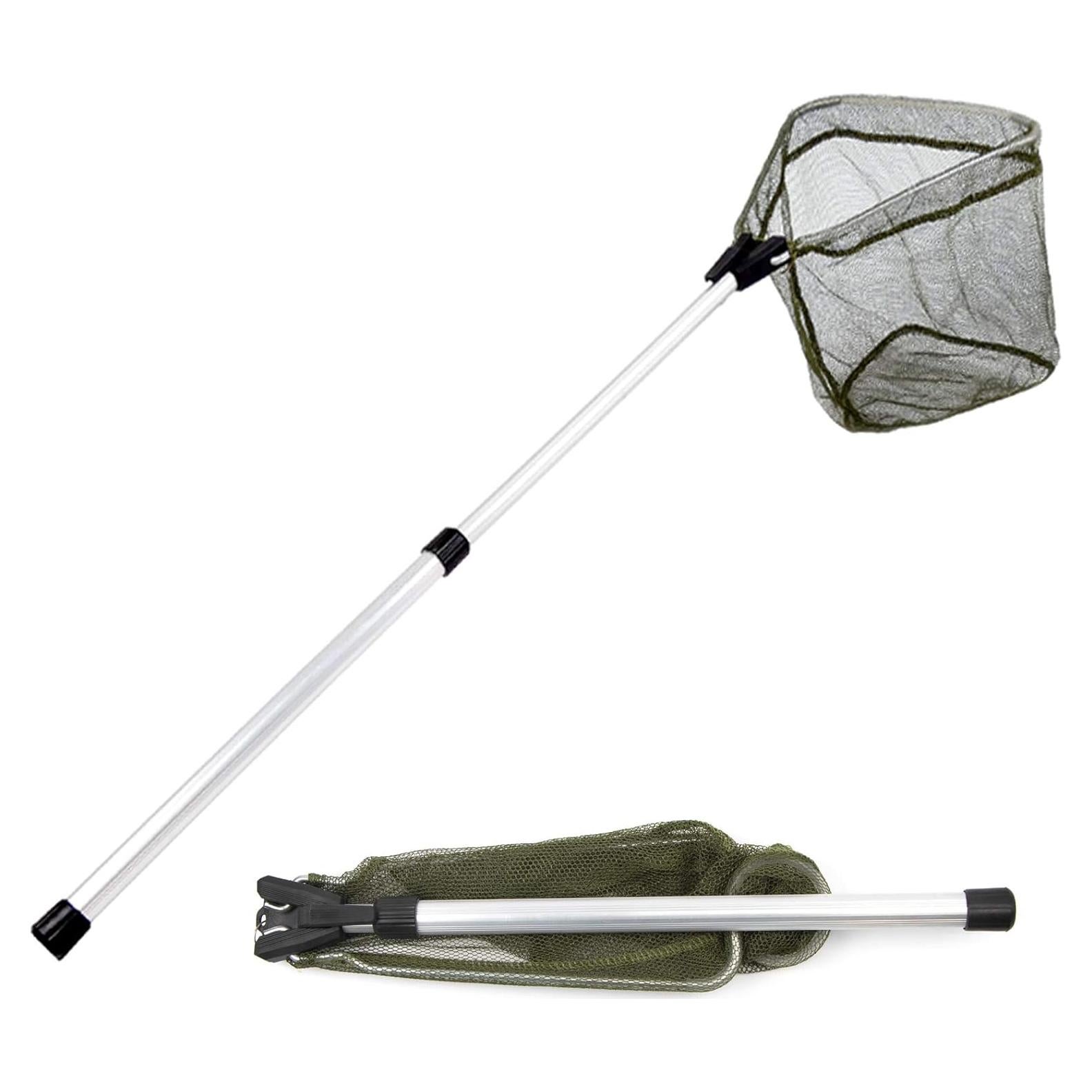 Red de Pesca para Niños YVLEEN - Mango Telescópico Aluminio