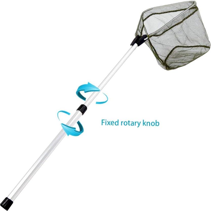 Red de Pesca para Niños YVLEEN - Mango Telescópico Aluminio