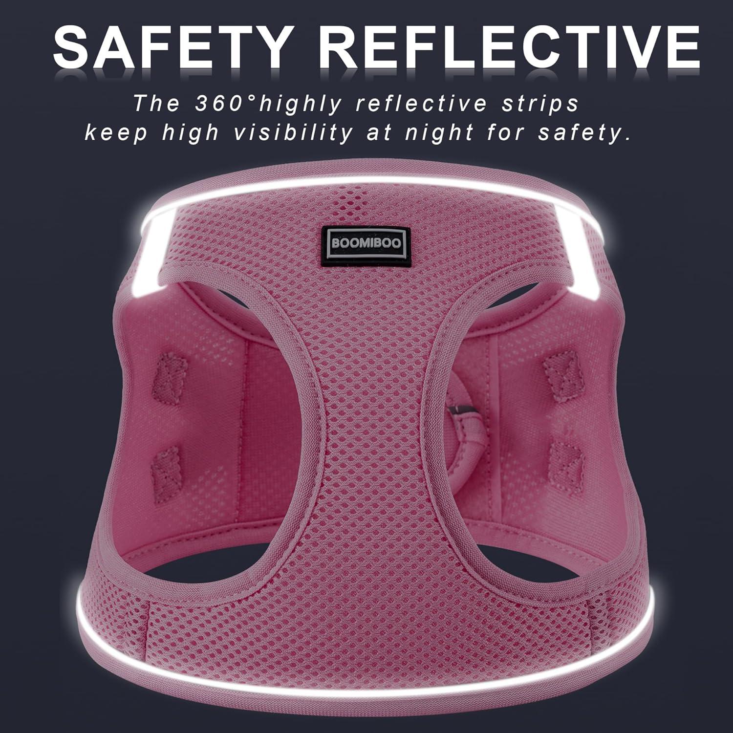 Arnés Ajustable Reflectante BOOMIBOO para Perros y Gatos XXS