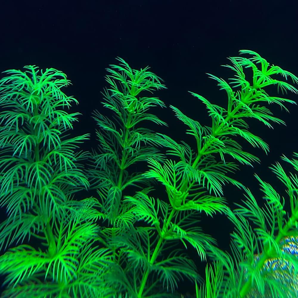 Plantas de Acuario Artificiales TANOMA 10PCS Verde Realista