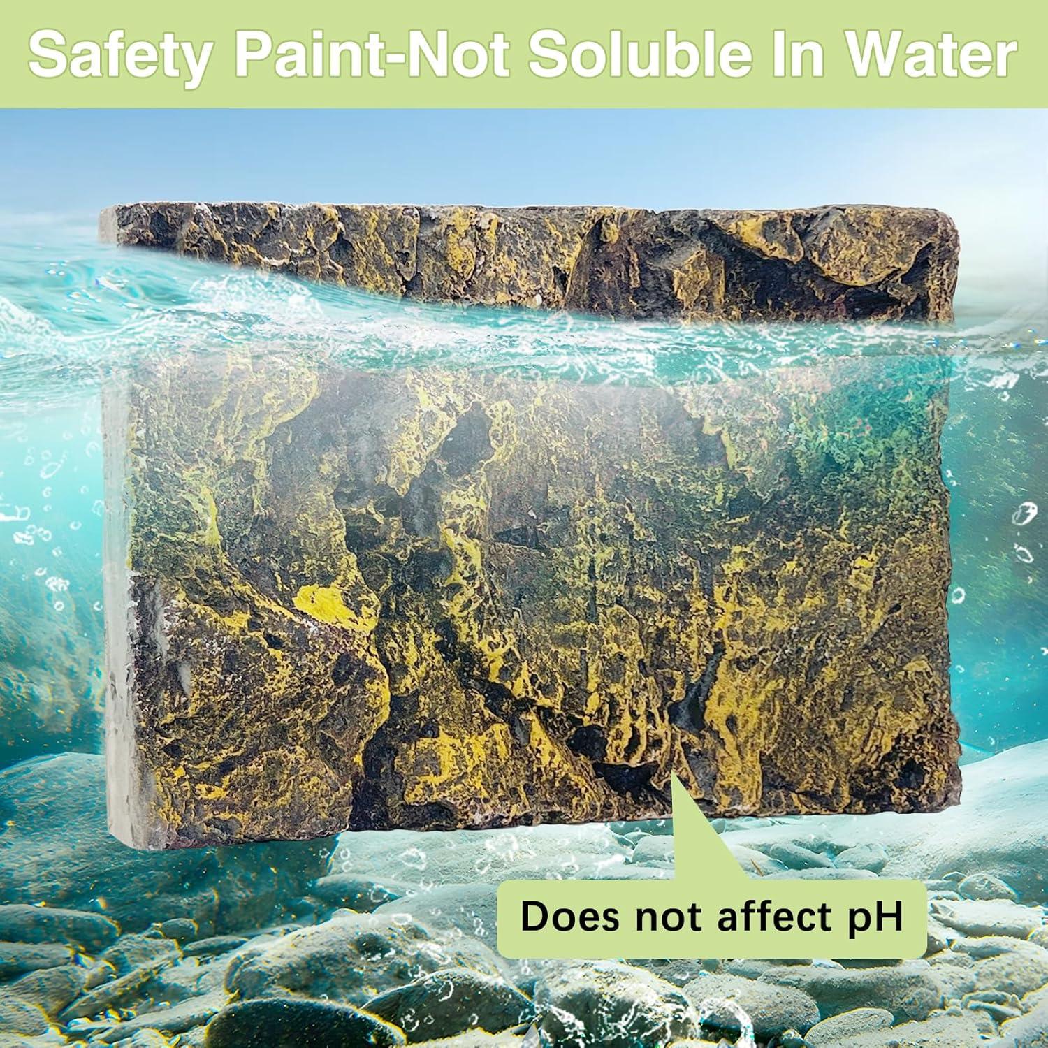 Fondo de Terrario 3D Hamiledyi Roca Falsa 45x28 cm