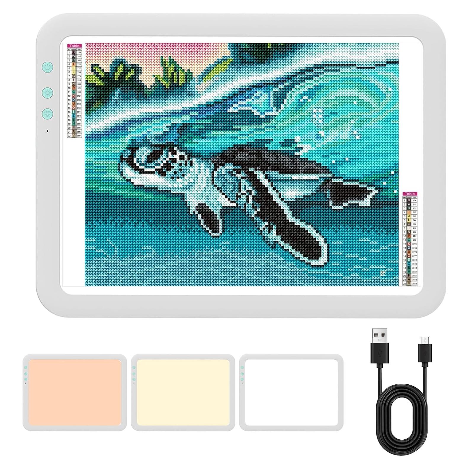 Almohadilla de Luz A3 Inalámbrica HIUKCOLED LED Recargable