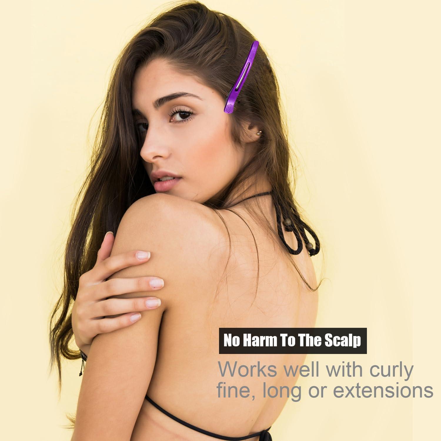 10 Clips Profesionales para Cabello Dkpyt - Antideslizantes, Sin Pliegues