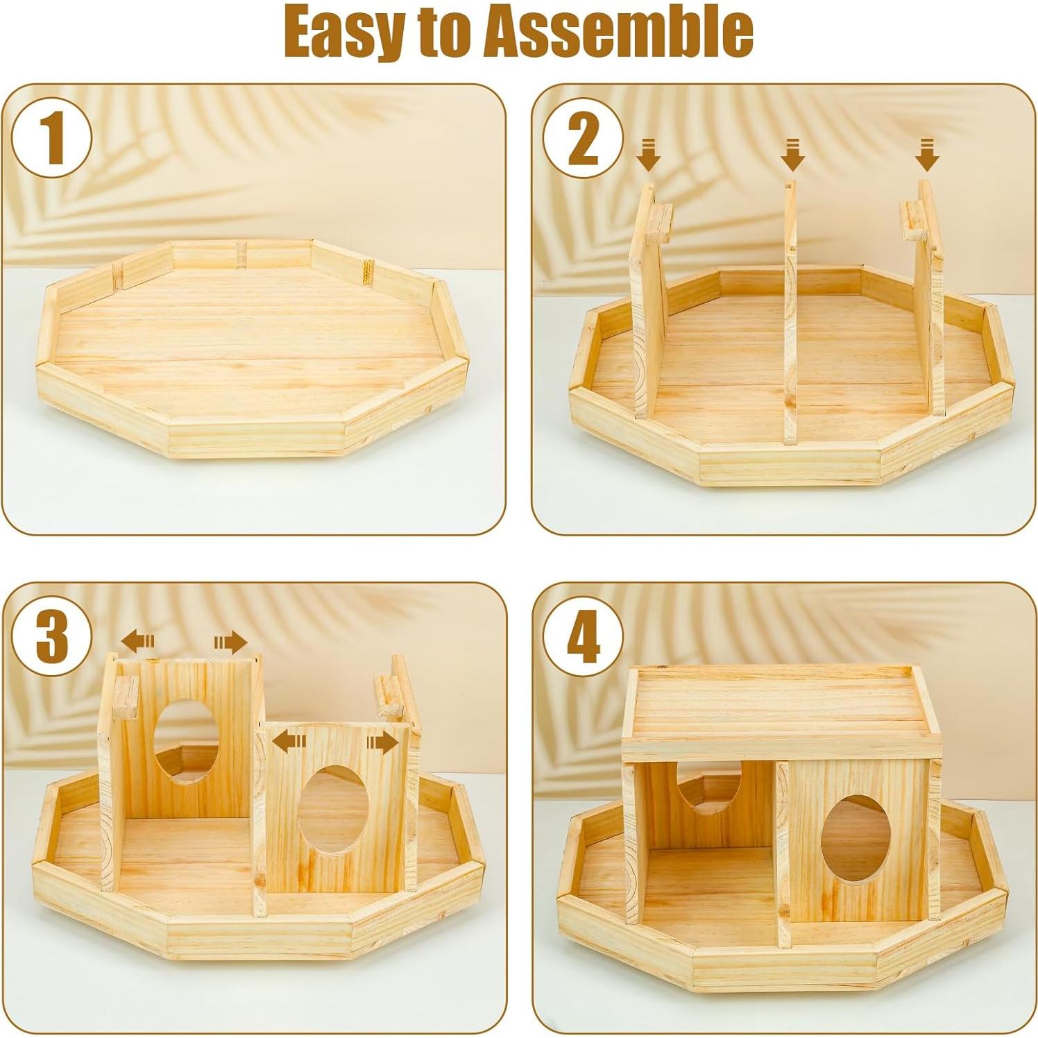 Organizador de Pañales Busidhji de Madera Redondo 39.37 cm