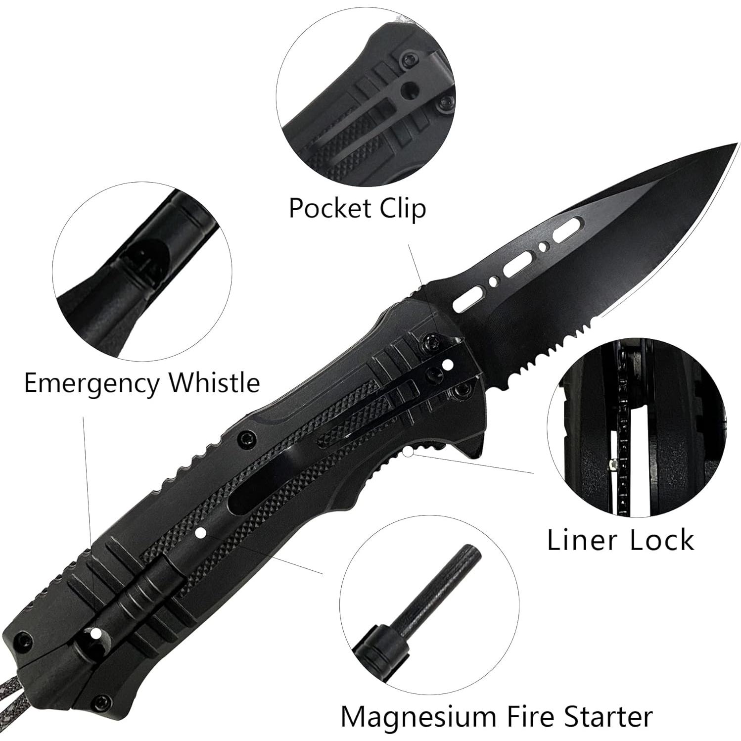 Cuchillo Plegable XIPHIAS FK039-BC con Multiherramienta 6 en 1