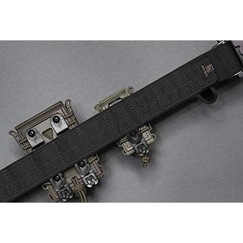 Cinturón táctico KRYDEX MOLLE liberación rápida 4.45 cm