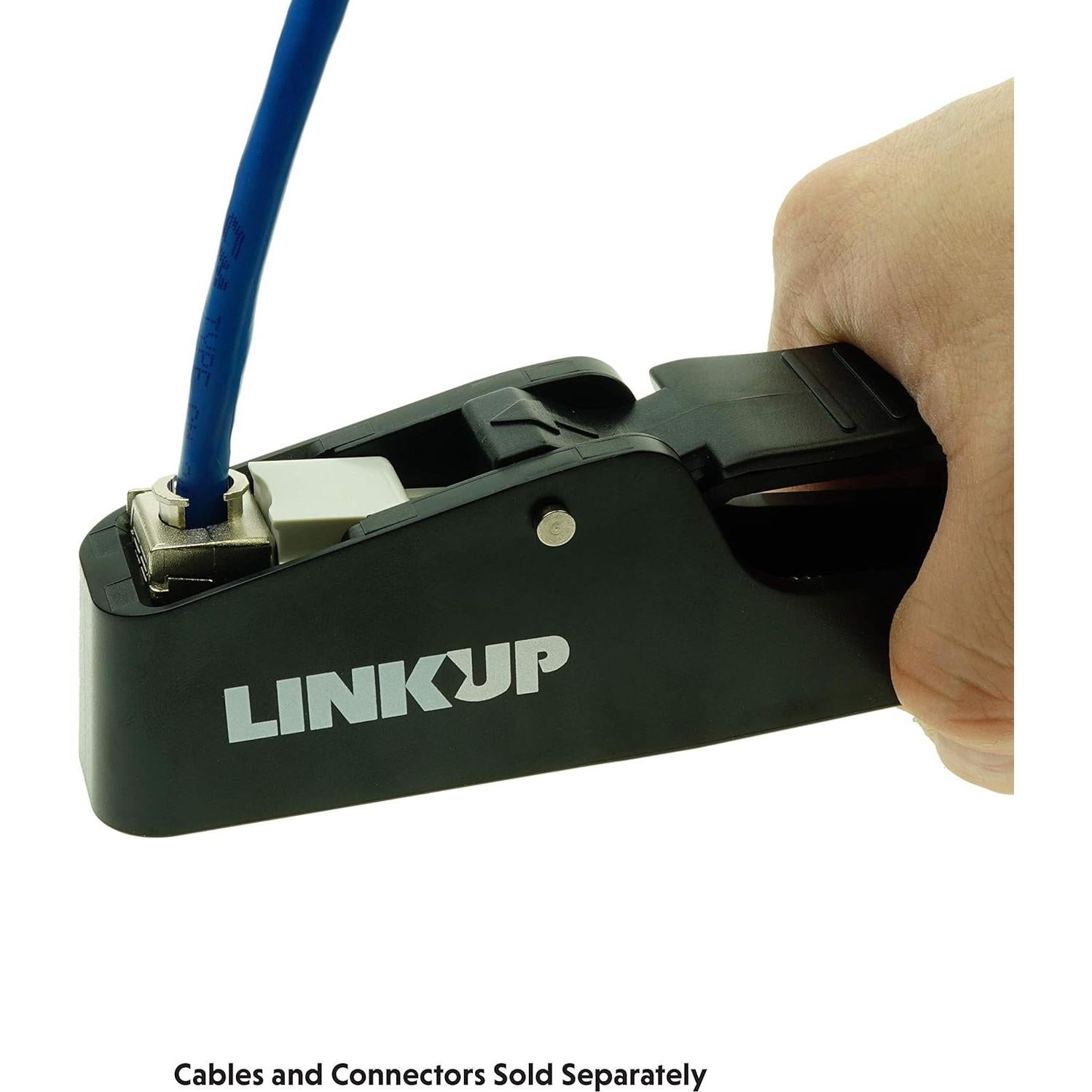 Herramienta de Prensa LINKUP para Conectores RJ45 Cat8 - Crimpado Fácil