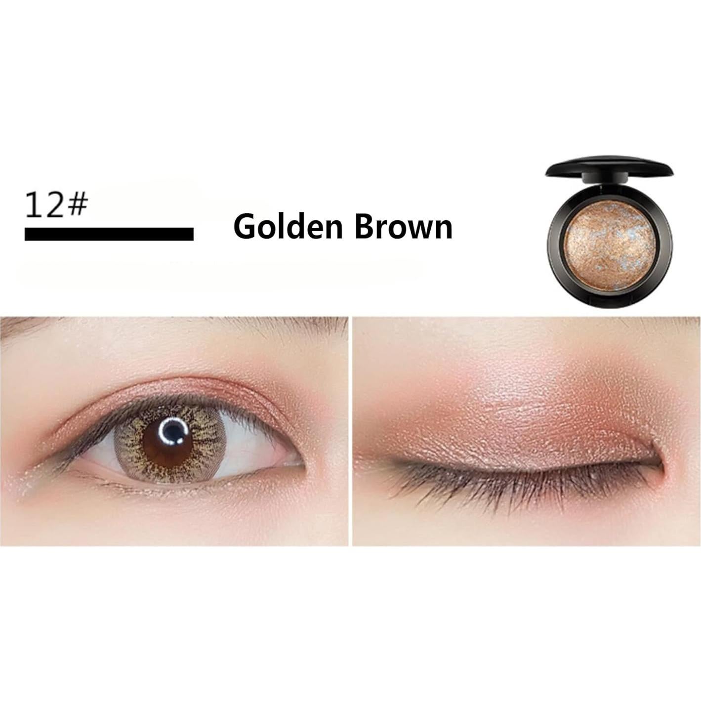 Paleta de Sombra de Ojos Horneada Mallofusa Marrón 8g