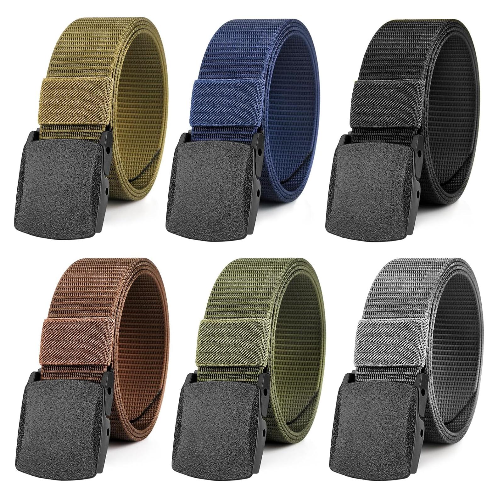 Cinturón Táctico Jumbofit de Nylon Ajustable para Hombres/Mujeres