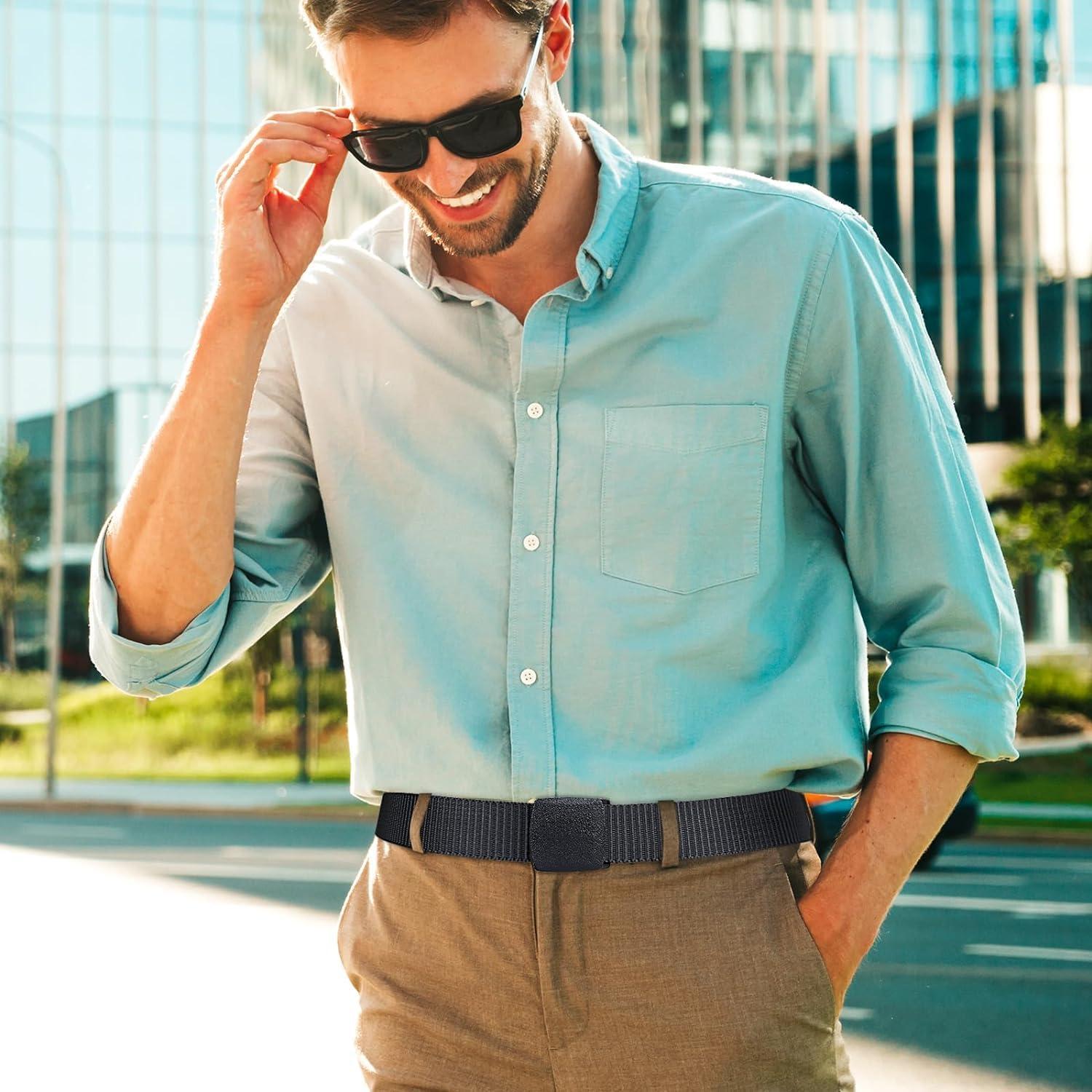 Cinturón Táctico Jumbofit de Nylon Ajustable para Hombres/Mujeres