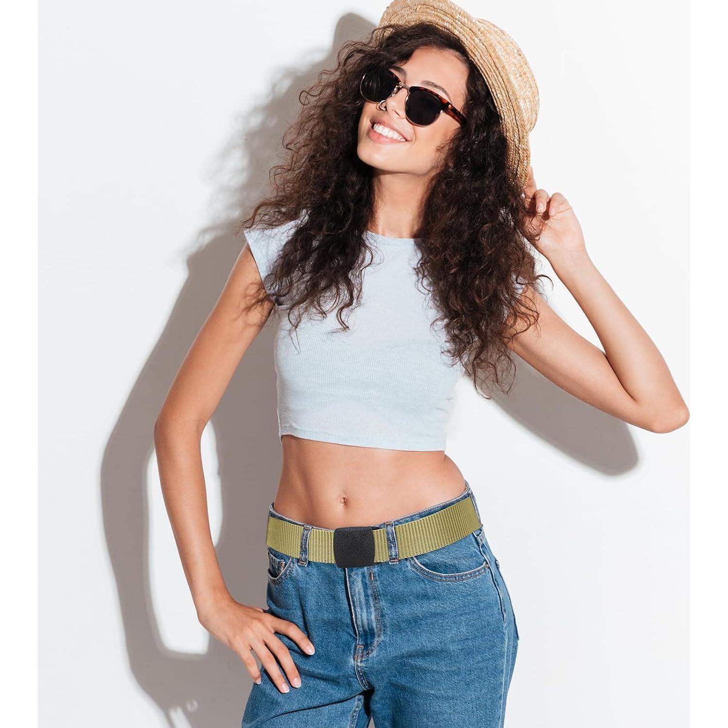 Cinturón Táctico Jumbofit de Nylon Ajustable para Hombres/Mujeres