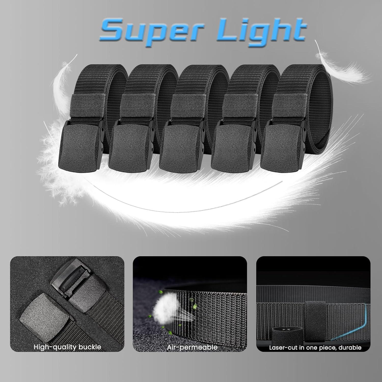 Cinturón Táctico Jumbofit de Nylon Ajustable para Hombres/Mujeres