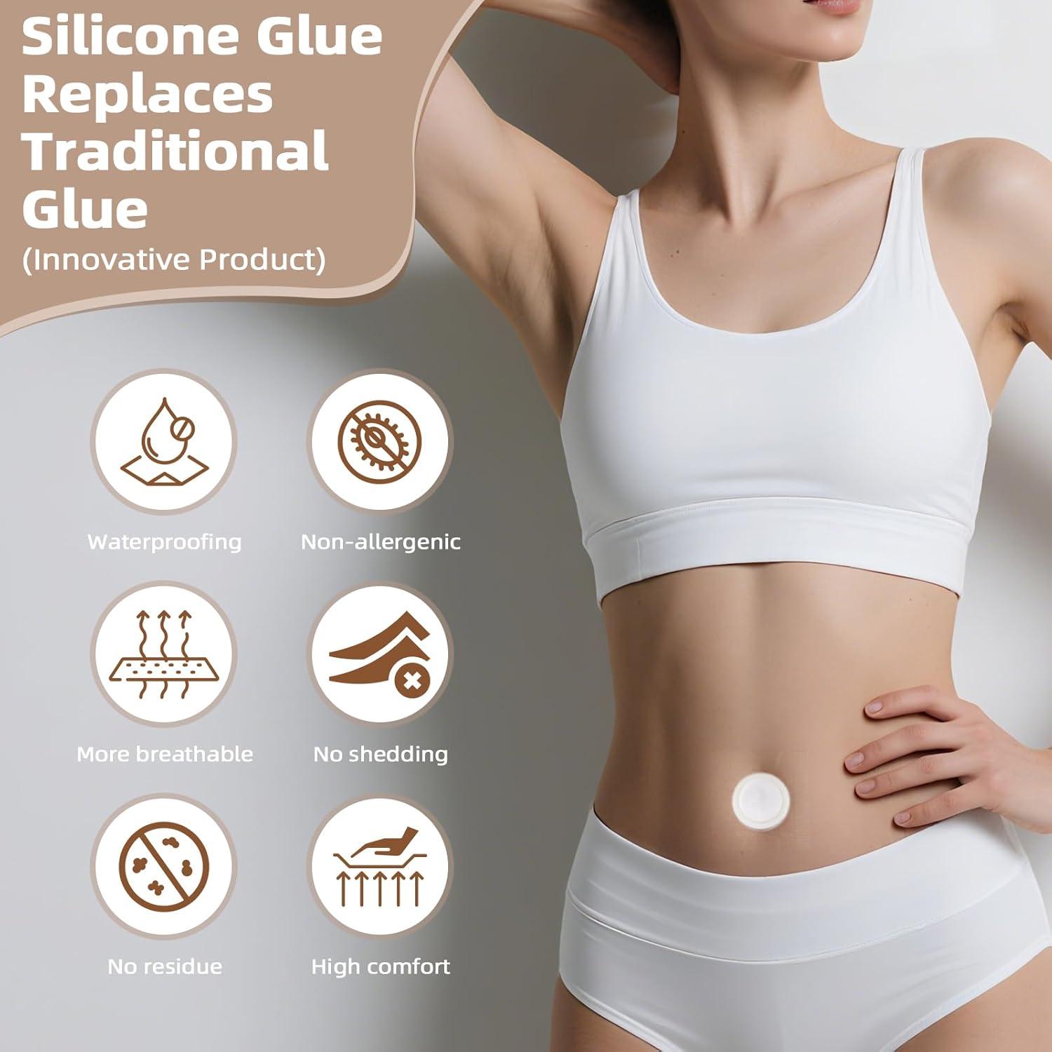 20 Parches de Aceite de Ricino Impermeables SUERAN - Silicona Médica