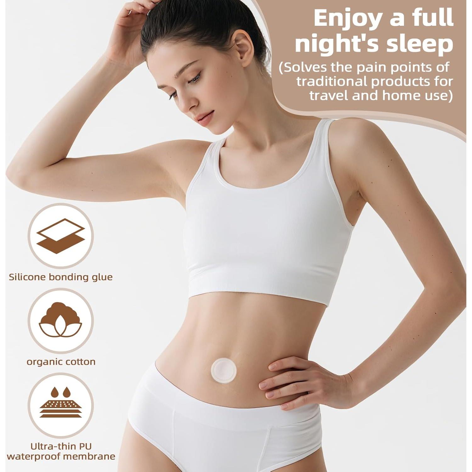 20 Parches de Aceite de Ricino Impermeables SUERAN - Silicona Médica