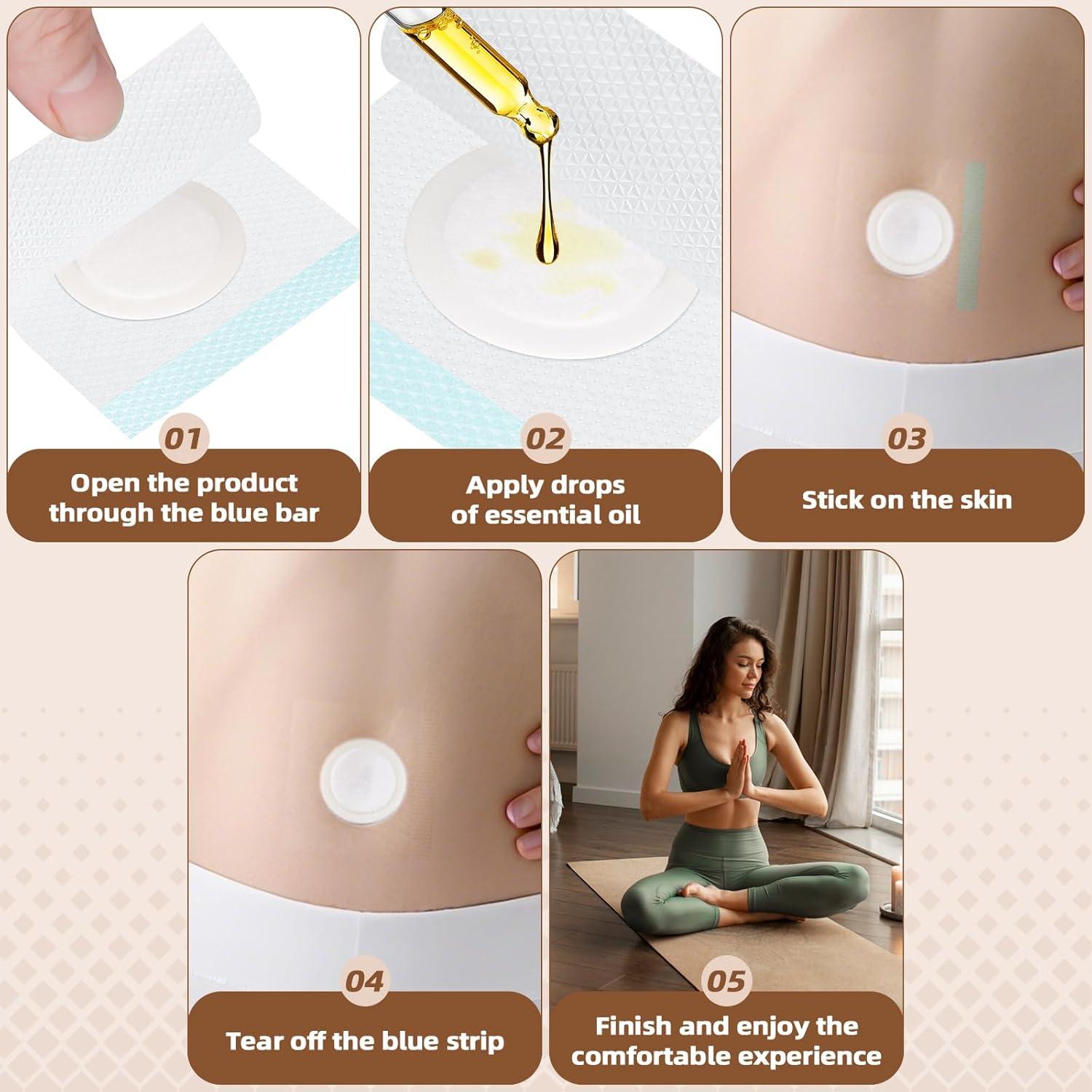 20 Parches de Aceite de Ricino Impermeables SUERAN - Silicona Médica