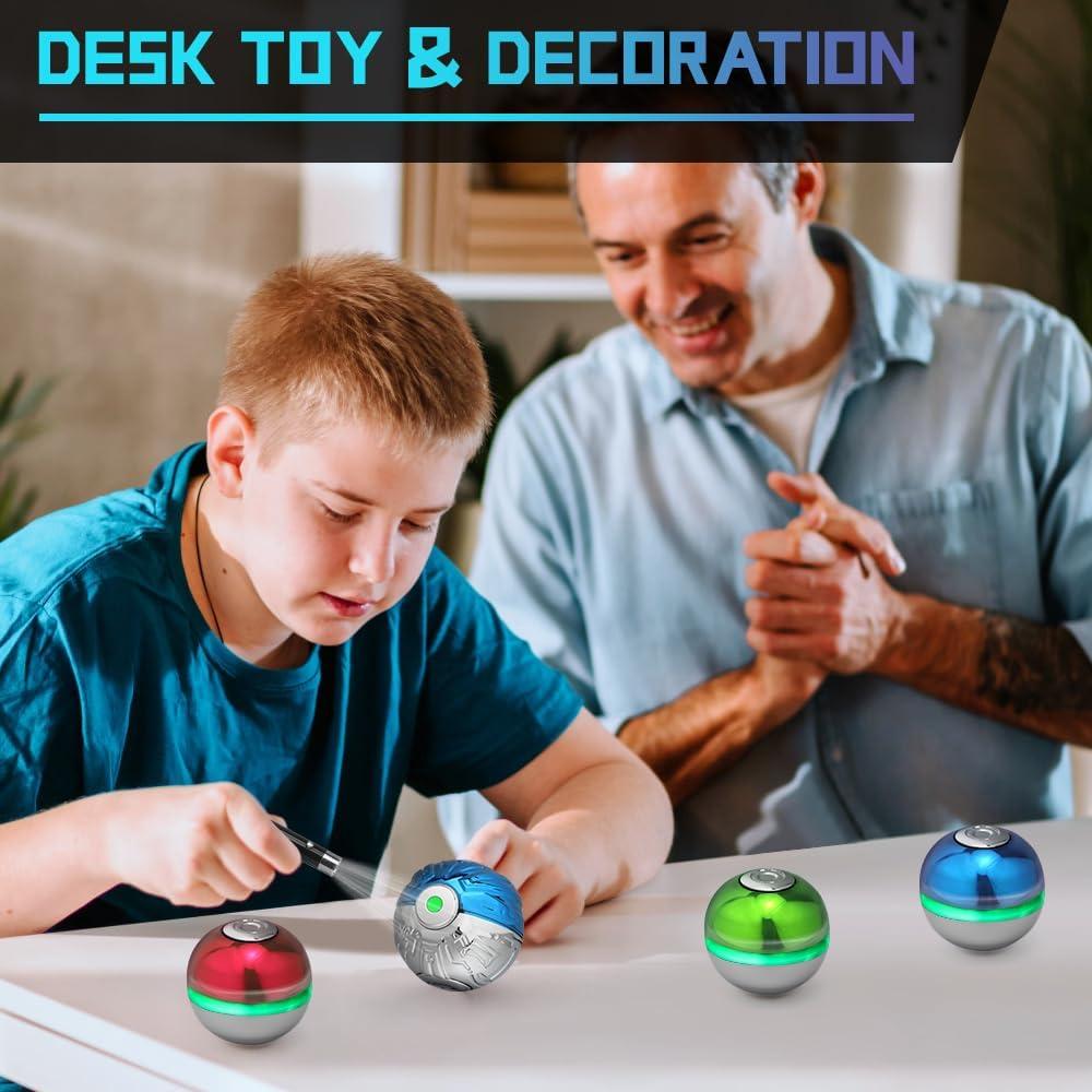 Spinner Antiestrés de Metal LNCOJOLM Azul Brilla en la Oscuridad