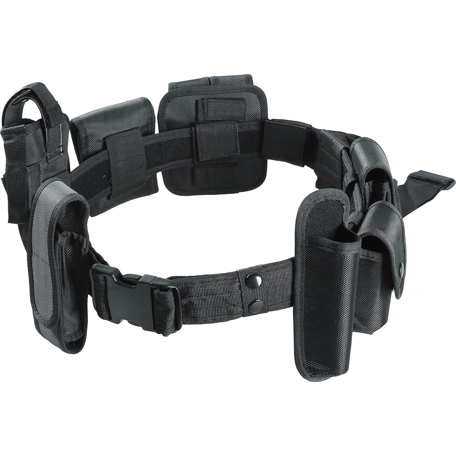 Cinturón Táctico Modular 10 en 1 Nylon 600D Ajustable