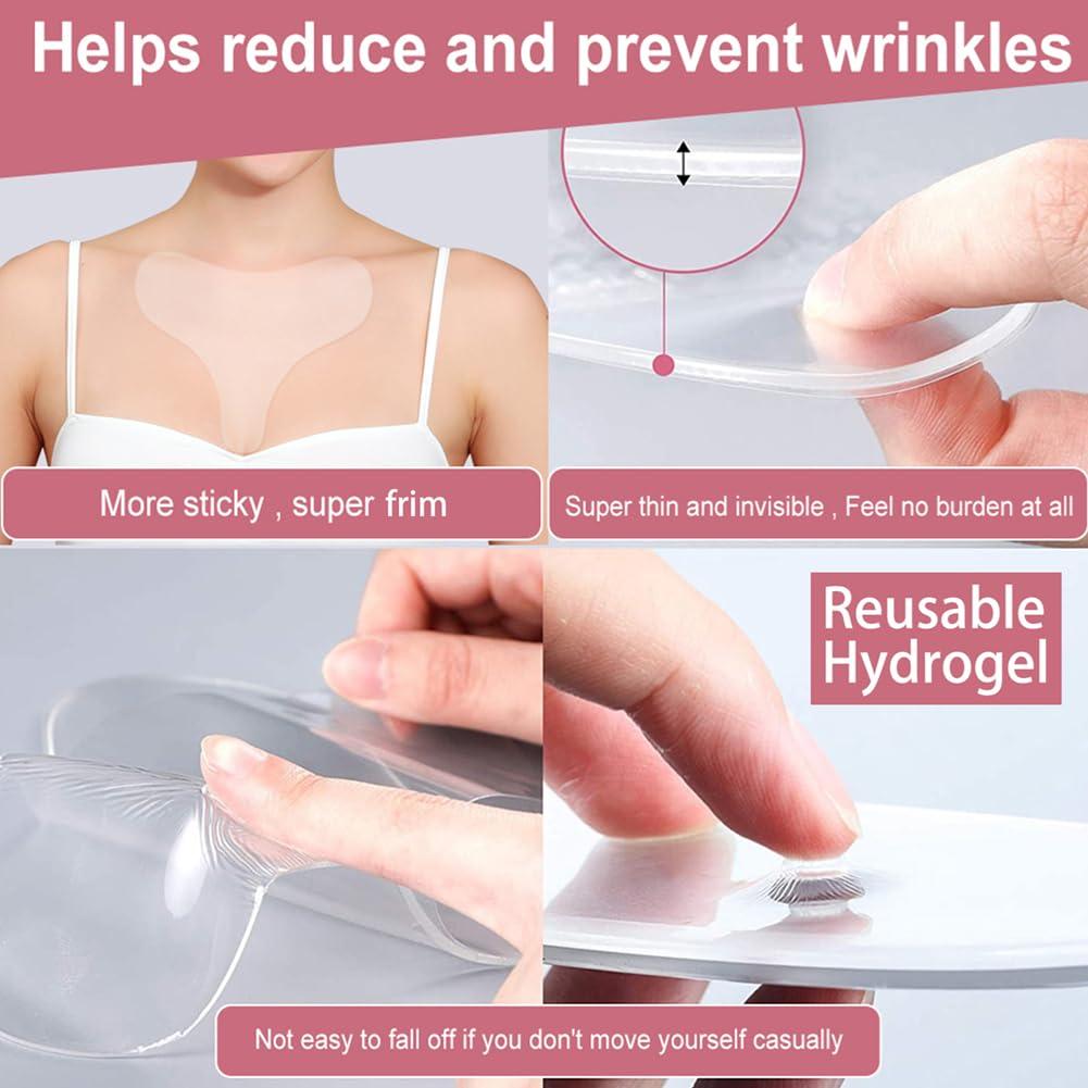 Parche Hidrogel Antienvejecimiento WXYINSPAS 2 Pcs para Pecho