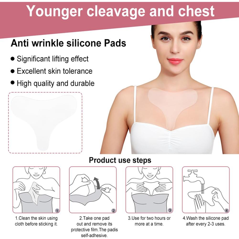 Parche Hidrogel Antienvejecimiento WXYINSPAS 2 Pcs para Pecho