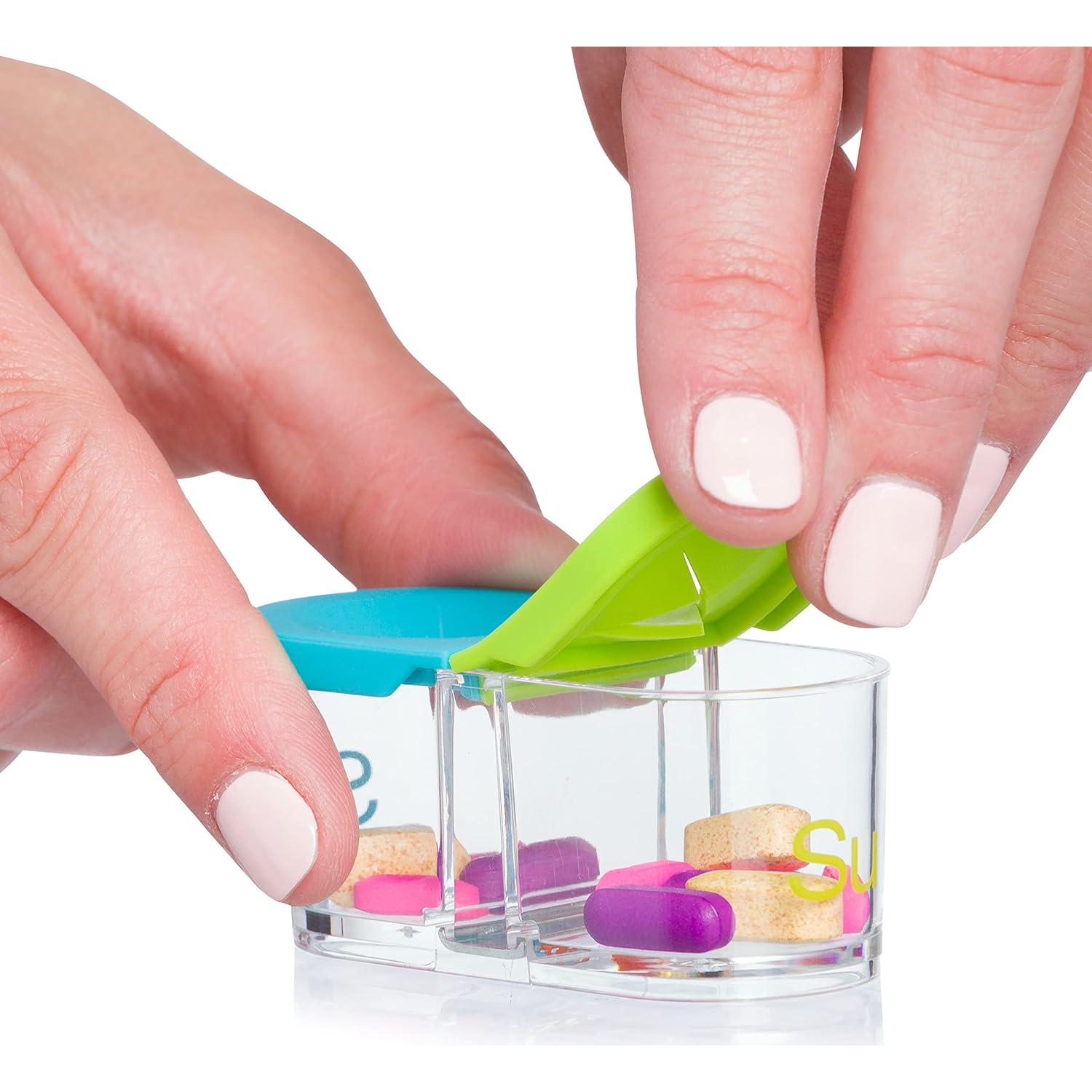 Organizador de Pastillas Semanal Sagely Smart XL - 7 Días AM/PM