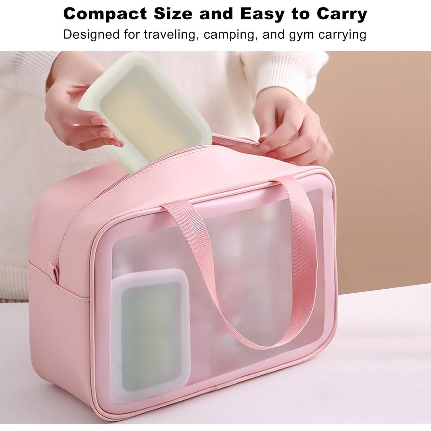 Estuche de Jabón de Viaje HAYSNA Azul Silicona a Prueba de Fugas