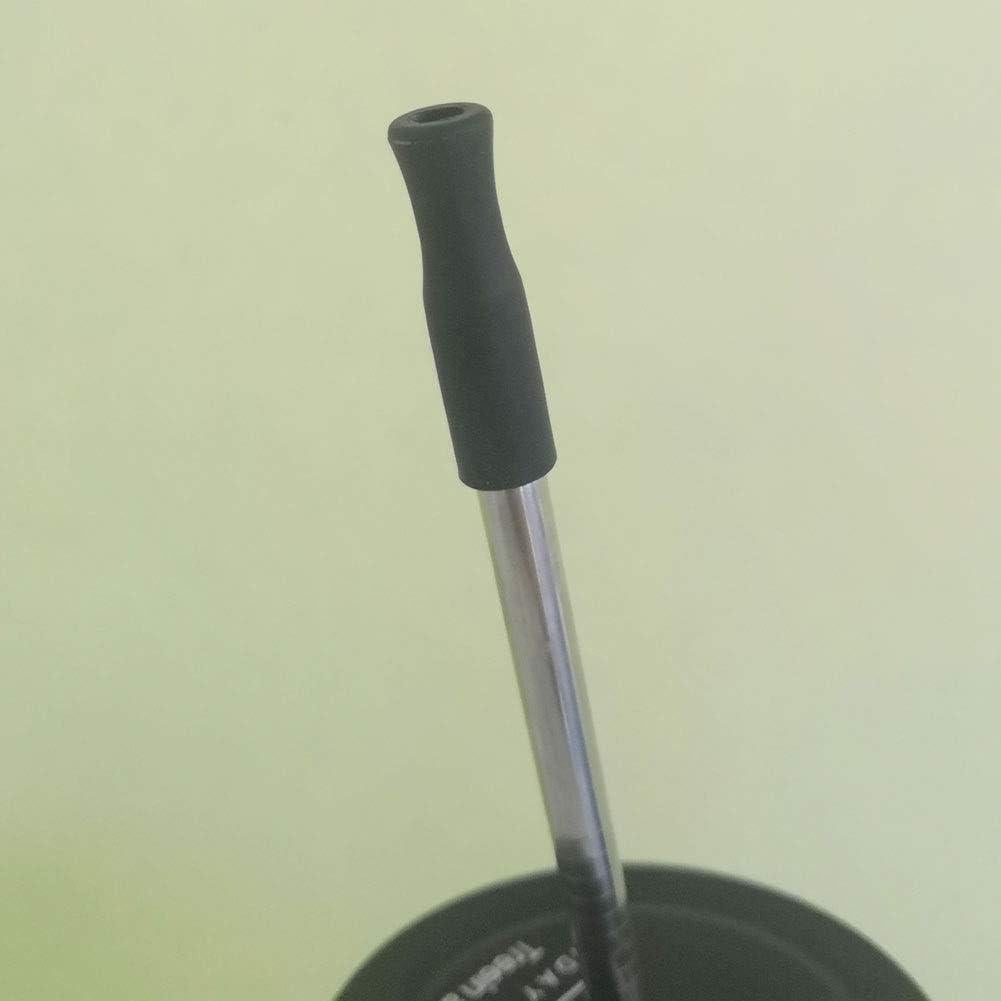 Accmor 44 Tapas de Silicona Reutilizables para Pajitas de Metal 6mm