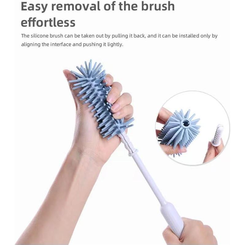 Cepillo de Botellas de Silicona Vadoworld 32.8 cm Azul