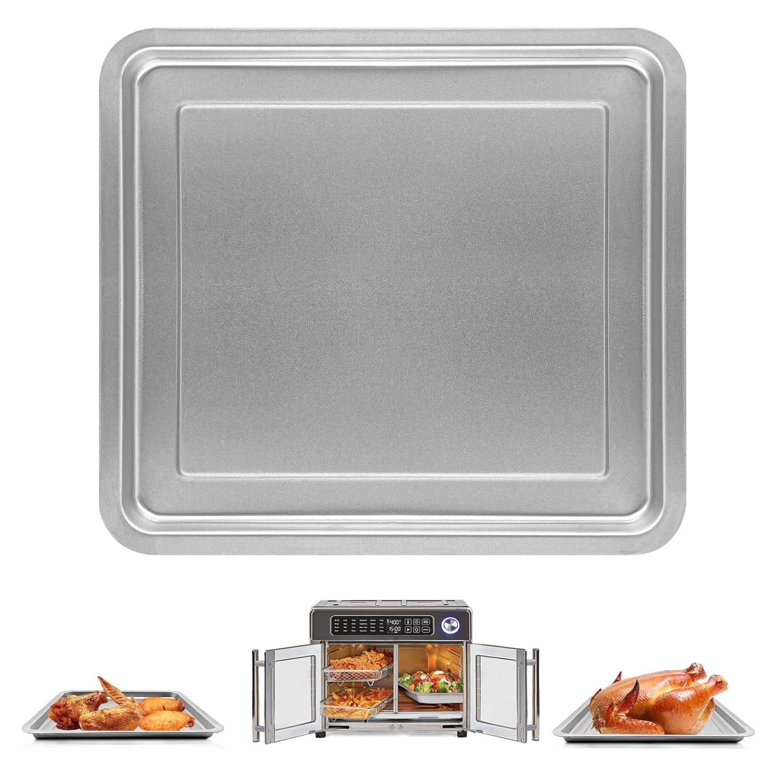 Bandeja de Acero Inoxidable para Freidora de Aire Emeril Lagasse 31.75x28.7 cm